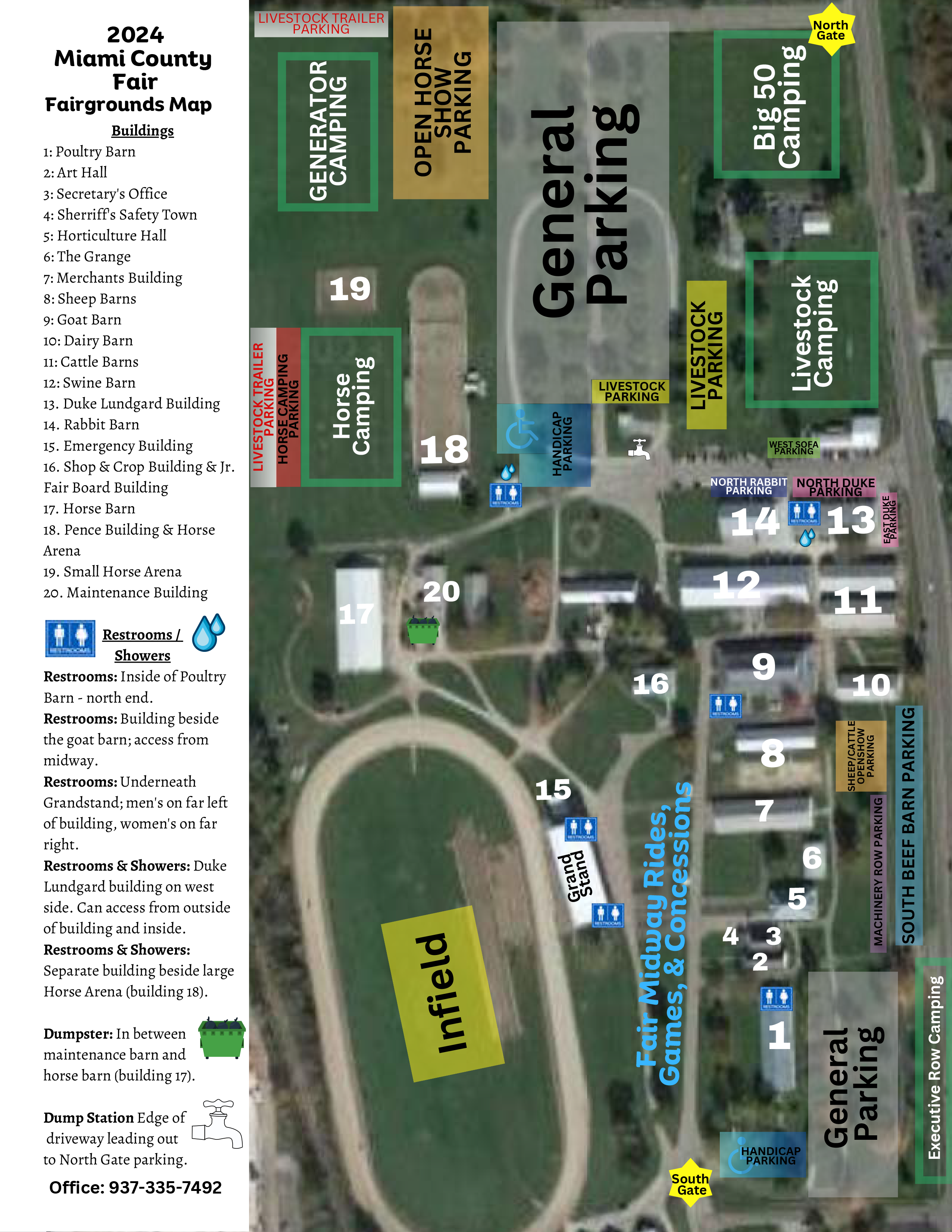 Miami County Fairgrounds Map